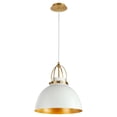 thumbnail image 7 of 823-5980-Quorum Lighting-1 Light Pendant In contemporary Style-16.25 Inches Tall and 15 Inches Wide-Matte Black/Aged Brass Finish    -Traditional, 7 of 7