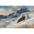 thumbnail image 2 of Edward Theodore Compton 18x13 Black Ornate Wood Framed Double Matted Museum Art Print Titled - Lyskamm (Monte-Rosa) (1902), 2 of 5