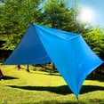 thumbnail image 3 of Lona de acampada 9.8 * 9.8ft Multifuncional Lona impermeable para acampar Hamaca Sombrilla Carpa Ref Tomshoo Lona de acampada, 3 of 7