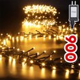 thumbnail image 1 of Luces de navidad serie 900 led jumbo size CLUSTER  alta densidad Decoración luces Navideñas eventos bodas LED christmas string cluster lights waterproof 8 modos de uso con temporizador Artego, 1 of 8