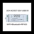 thumbnail image 3 of Interruptor Inteligente WiFi de 2 Canales Temporizador DIY+Remoto 7-32V WiFi+RF433+BT MóDulo de AutomatizacióN del Hogar para Alexa Google Home IFTT, 3 of 5