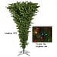thumbnail image 2 of 5.5' Pre-Lit Green Upside Down Artificial Christmas Tree - Multi Lights, 2 of 2