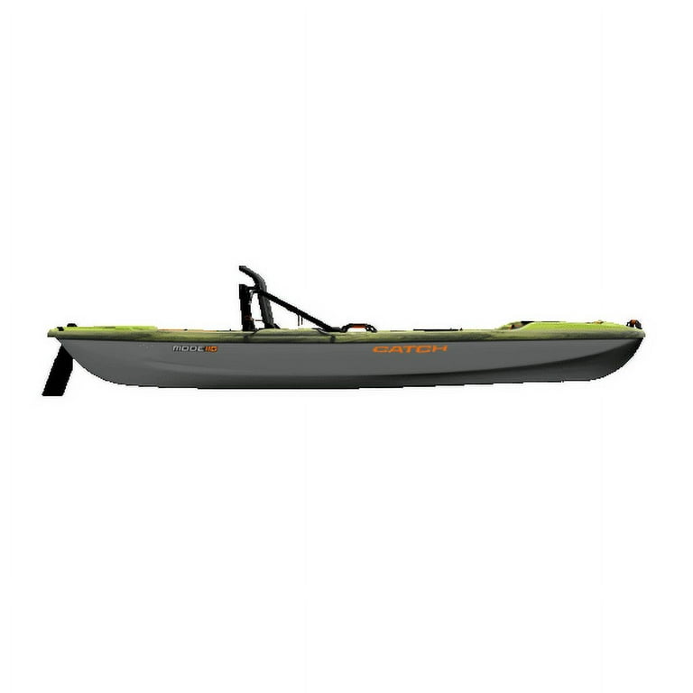 Pelican - Catch Mode 110 - Premium Angler Kayak - Fishing Kayak with  Lawnchair seat - 10.5 ft - Venom