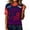 06-Purple, variant on JULMCOMO Women's Summer Tops 2026 Soccer Cup V Neck Short Sleeve Fan Wear USA Soccer Jersey American Flag Football Graphic Tees Wine L