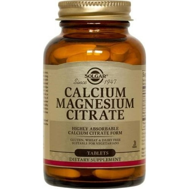 Solgar Calcium Magnesium Citrate 100 Tablets