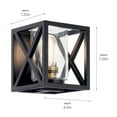thumbnail image 5 of Moorgate 7" Wall Sconce in Black, 5 of 6