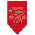 thumbnail image 6 of Christmas Pet and Dog Bandana Screen Printed, "Who Needs Mistletoe", 6 of 9