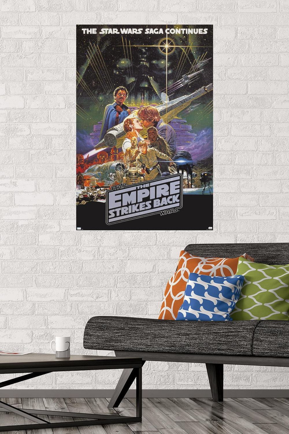Star Wars: The Empire Strikes Back - Kiss One Sheet Wall Poster, 22.375" x 34"