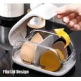 thumbnail image 4 of Beauty Blender Holder, Makeup Sponge Holder with Lid, Makeup Sponge Case for Countertop, 4 of 7