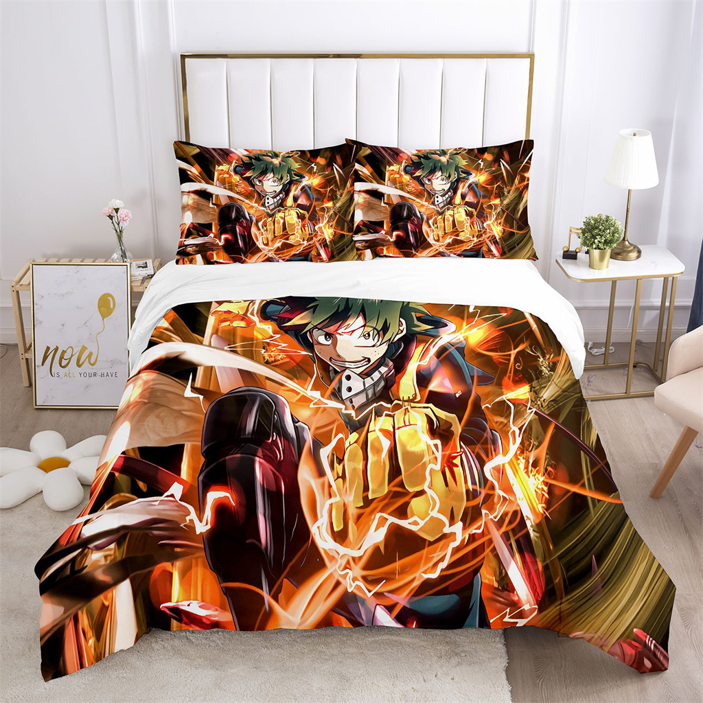 3D Cool My Hero Academia Bedding Bed Set Twin Full Queen King Size with