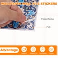 thumbnail image 3 of Uxcell 20Pcs Azulejos de Backsplash Autoadhesivos, 6" x 6" Pegatinas de Azulejos Impermeables para Paredes de Cocina, Baño y Dormitorio, Flor, 3 of 6