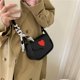 thumbnail image 3 of Bolso de mano cuadrado pequeño de moda para mujer, bolso de verano con lazo rosa, bolso de hombro tipo mensajero para chica., 3 of 4