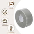 thumbnail image 3 of Unique Bargains Grip Tape, Self-Fusing Silicone Tape 17ft, Sealing Repair Wrap Tape, Grey 2 Pcs, 3 of 6
