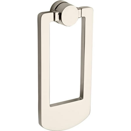 Baldwin Reserve 9BR7002009 Contemporary Door Knocker Bright Nickel (Best Smartphone Door Lock)