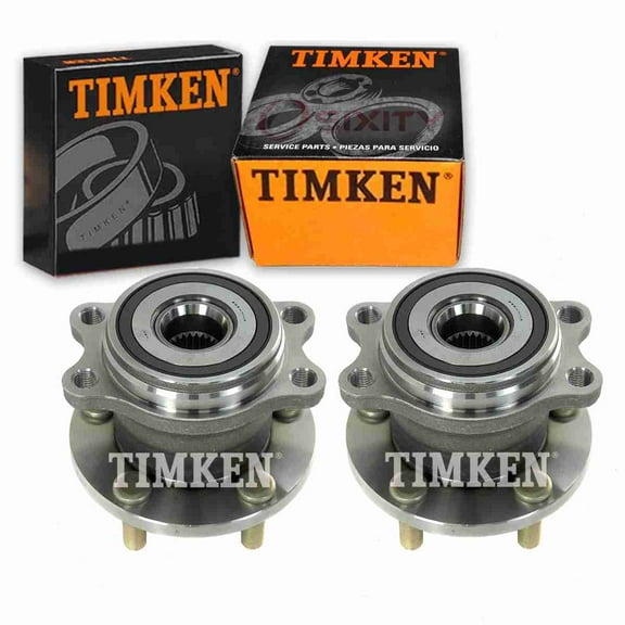 2 pc Timken HA590119 Wheel Bearing Hub Assembly for 28473AG00A 28473AG00B 401.47 512293 712293 760-0010 BR930474 Driveline Axle Axles Hubs