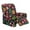 Black and Pink - Flower, variant on HELLHERO Hibiscus Print Reclining Stretch Sofa Slipcover 4 Piece Recliner Cover 1 Seat Extra Large Cover for Recliner Chair with Foot Rest