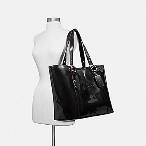 coach black large tote