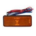 thumbnail image 1 of Luz reflectora LED para motocicleta 12V, luz indicadora lateral de advertencia de parada de freno trasero huangjie unisex, 1 of 2