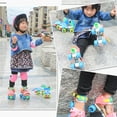 thumbnail image 4 of relayinert Patins à Roulettes pour Enfants Double Rangée Chaussures de Patinage à 4 Roues Taille Ajustable Patins en Ligne pour Garçons Filles, 4 of 6