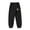 Black, variant on Boys Baggy Sweatpants Unisex Casual Sports Pants Kid's Cotton Blend Fitness Pants Youth Boy Baseball Sports Pants Trendy Jogger Sweatpants