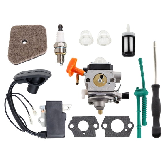 Ignition Coil Carburetor For Stihl KM110R KM110 KM90 KM90R SP90 SP90T KM130 HL90 HL100 HT100 HT101 Fuel Line Ailr Filter Trimmer