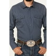 thumbnail image 3 of Cody James Men's Old West Checkered Print Long Sleeve Snap Western Shirt Big - CJHO23W31-B DKBLU 4X, 3 of 4