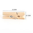 thumbnail image 2 of Pinzas para Ropa Pequeñas, Mini Pinzas para Ropa, 100 Piezas Mini Pinzas para Ropa de Madera con Bolsa de Almacenamiento, Pinzas para Ropa Pequeñas para Fotos, Manualidades, 2 of 5