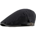 thumbnail image 3 of CoCopeaunts Newsboy Cap Spring Summer Sun Hat Adjustable Solid Ivy Flat Cap Men Women Beret Breathable Cotton Beret Hat, 3 of 7