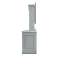 thumbnail image 6 of Ariel Stafford 85 In. Double Rectangle Sink Vanity Set With 1.5 In. Carrara White Marble Countertops In Grey, 6 of 11