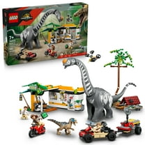 LEGO Jurassic World Raptor & Titanosaurus Tracking Mission Kids Toy - Building and Learning Toy for Pretend Play - Dinosaur Action Figures for Boys & Girls, Ages 7  - Gift Idea for Birthdays -76973