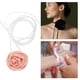 thumbnail image 3 of Ofertas Únicas 1 Pc Collar Ajustable Elegante Rosa Pulsera Floral Delicada para Mujeres Rosa, 3 of 6