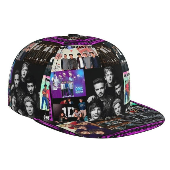One Direction Id Baseball Cap For Men, Women & Kids, Classic Flat Brim Hat Hip Hop Trucker Hat Adjustable Snapback Hat