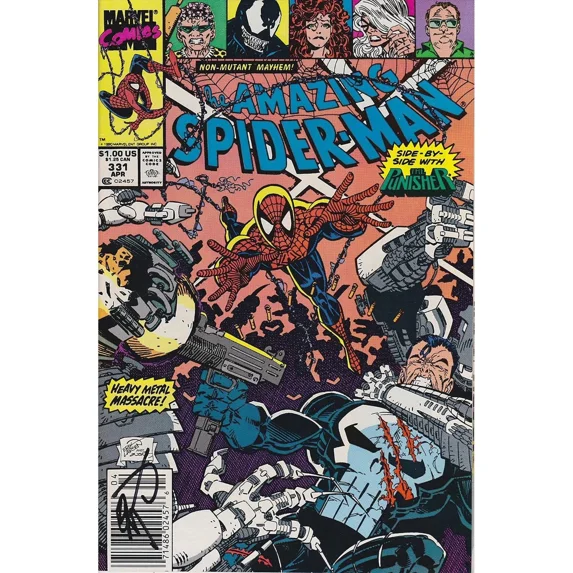 Amazing Spider-Man #331 Signed by Erik Larsen