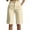 *Khaki, variant on VBVC Women's High Waisted Pleated Bermuda Shorts,Button Front Straight Leg Dressy Shorts For Women,Ladies Business Work Office Shorts with Pockets,Khaki,S-3XL