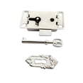 thumbnail image 1 of Houderco 2Ud Cerraduras Para Muebles De Aleación En Color Plata Para Cajones Y Cajas De Madera Antiguas, 1 of 7