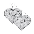 thumbnail image 4 of Jumpingount Pendientes en forma de corazón con purpurina, joyería exagerada, pendiente colgante para mujer, fiesta, boda, banquete, decoración Type2 NO2, 4 of 6
