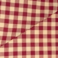 thumbnail image 3 of Waverly Inspirations Cotton 44" Homespun 1"Buffalo Plaid Red Color Sewing Fabric by the Yard, 3 of 3