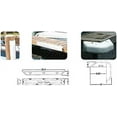 thumbnail image 2 of Taylorock Pro Heavy-Duty Vinyl Lock Bumper, 4"D x 5"H, White, 2 of 2
