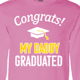 thumbnail image 4 of Inktastic Congrats My Daddy Graduated with cap Long Sleeve T-Shirt, 4 of 5