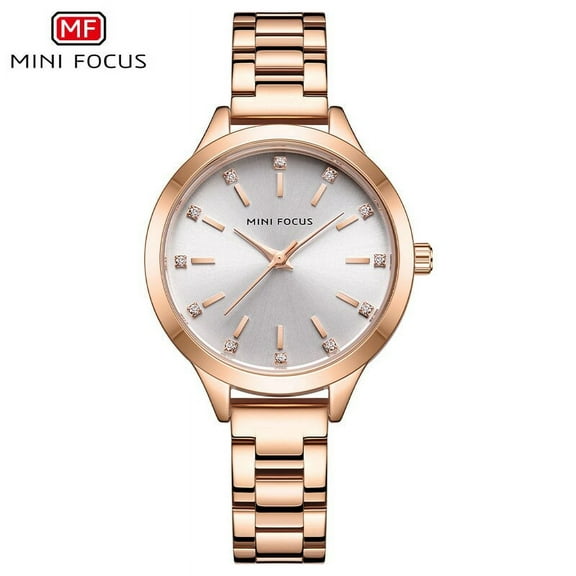 MINI FOCUS Women Watches Top Brand Luxury Fashion Casual Ladies Watch Waterproof Blue Stainless Steel Reloj Mujer Montre Femme