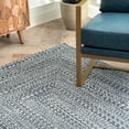 thumbnail image 4 of nuLOOM Rowan Braided Texture Indoor/Outdoor Area Rug, 3' x 5', Blue, 4 of 9