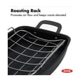 thumbnail image 5 of Obsidian Carbon Steel Roaster Pan with Rack, 5 of 8