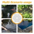 thumbnail image 2 of EeaseCA 10PCS Six Angle Fish Protectors Fish Pond Nets Plastic Fish Guards Professional Pond Mesh for Home Shop, 2 of 8
