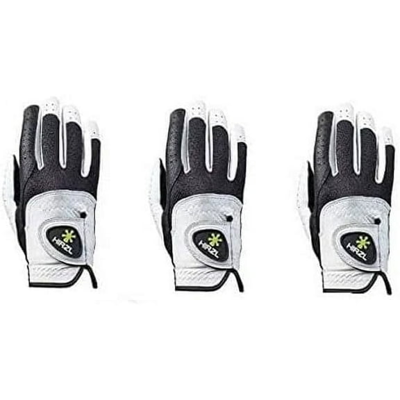 HIRZL Men's Golf Gloves - Trust Control 2.0, Leather, Ultimate Grip, Pack of 3