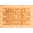 thumbnail image 1 of Ahgly Company Indoor Rectangle Oriental Orange Modern Area Rugs, 4' x 6', 1 of 4