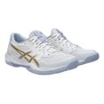 thumbnail image 3 of Tenis Asics Mujer Dama Gel Rocket 12 Blanco Dorado Voleibol blanco 3.5 MX, 3 of 9