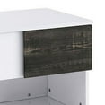 thumbnail image 2 of Benjara Two Tone End Table with Open Shelf, White and Brown, 2 of 5