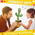 thumbnail image 5 of Talking Cactus Toy, Dancing Cactus Baby Toy with Lights, Singing Cactus Baby Toy, Repeat What You Say Cactus, Recording 15 Seconds, 5 of 5