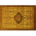 thumbnail image 1 of Ahgly Company Machine Washable Indoor Rectangle Persian Yellow Traditional Area Rugs, 6' x 9', 1 of 4