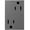 Magnesium, variant on Legrand Artr1534 Adorne 15 Ampere Tamper-Resistant Plus-Size Electrical Outlet - White